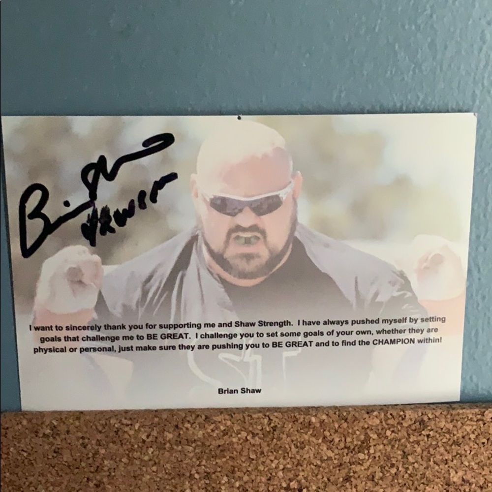Brian Shaw autograph